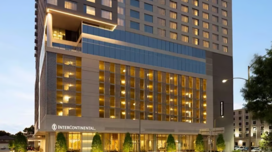 The InterContinental Houston opened in 2019. 
