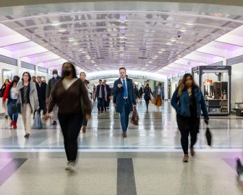 Commuters in Grand Central Terminal