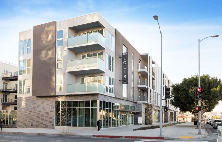 Rendering of The Louise Los Felix at 1633 North Edgemont Street in Hollywood.