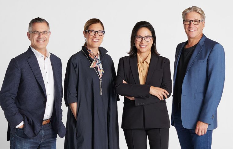 Gensler's Jordan Goldstein, Julia Simet, Diane Hoskins, and Andy Cohen.