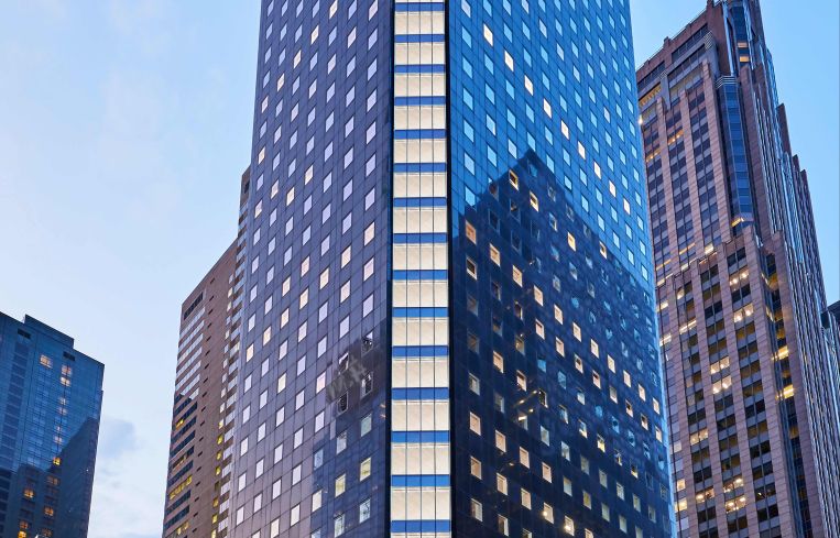 An office tower in Manhattan.
