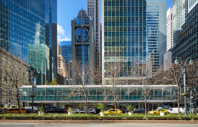 The terraces—which were formerly dedicated to Aby Rosen's office—have been turned into outdoor space for tenants.