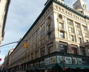 A Beaux Arts department store building in Manhattan.