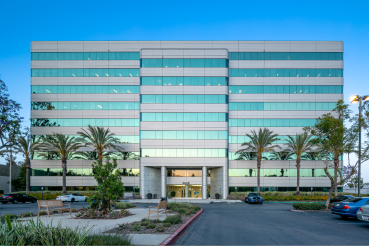 Plaza Tower was developed in 1986 and renovated in 2015 at 18000 Studebaker Road in Cerritos.