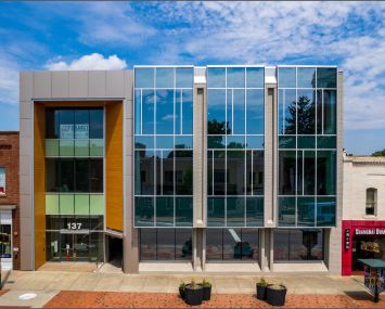 Grubb Properties' life sciences property at 137 East Franklin Street across from the UNC-Chapel Hill campus.
