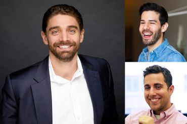 Ease Capital was founded by clockwise from left, Ryan Simonetti Memo Sanchez and Charlie Oshman. 