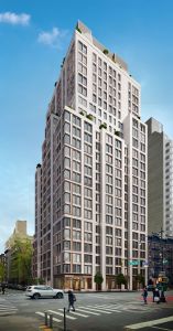 A rendering of 300 East 50th Street.