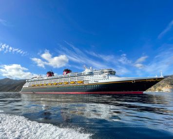 Disney Cruise Ship in Avalon, Calif.