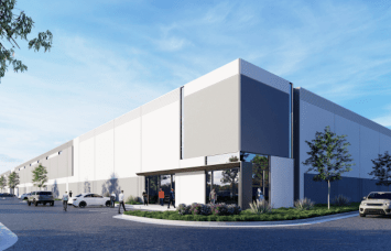 An early rendering of industrial park done by seller.