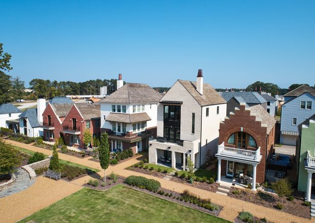 Row of Trilith homes credit Courtesy Town of Trilith WEB This Walkable Georgia Town Uses Geothermal Energy to Power Its Homes