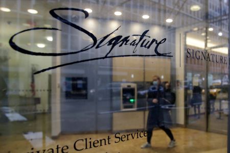 Signature Bank was seized by regulators on March 13, 2013. 