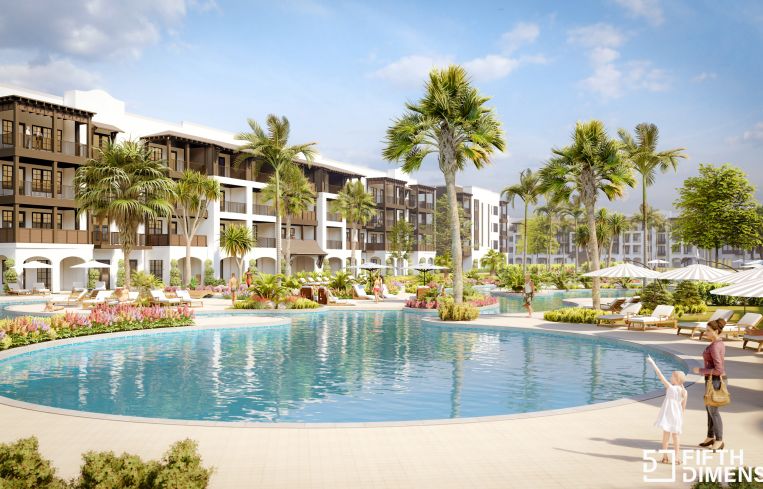 Rendering of the Grove at Seascape Resort in Miramar Beach, Fla.