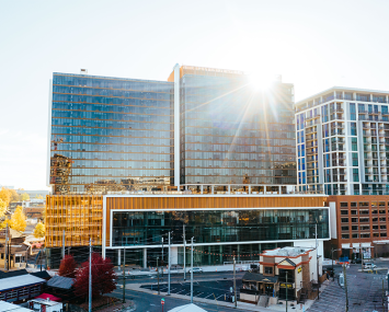 Kenect Nashville, located at 800 19th Avenue South in Nashville’s Midtown neighborhood, the mixed-use high-rise features 420 units.