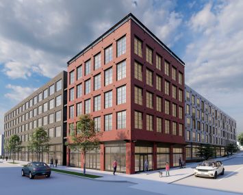 Rendering of Winchester Green in Science Park, New Haven