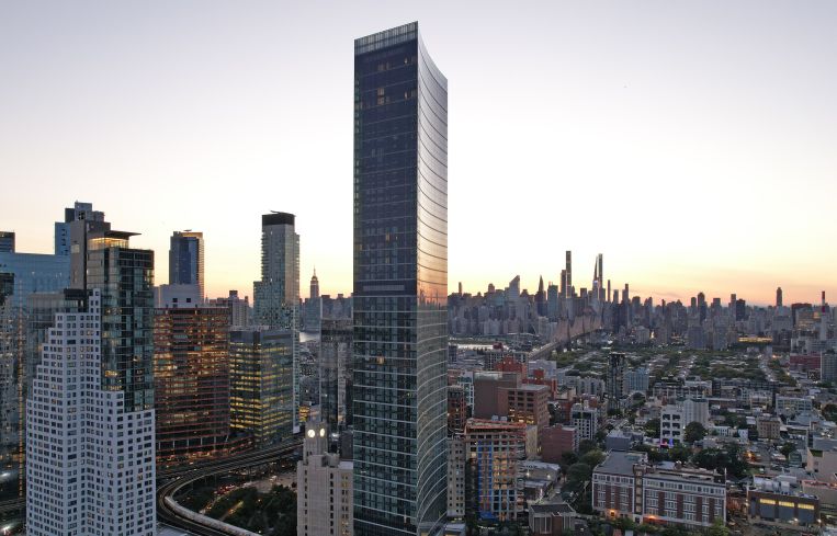 A residential tower in Queens.