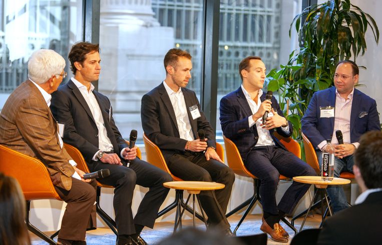 Jay Neveloff hosts a Commercial Observer forum with several real estate executives.