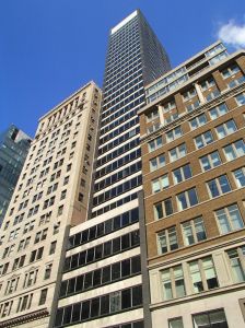 An office building in Manhattan,