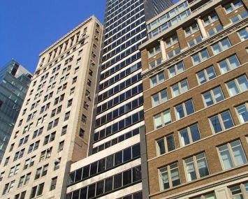 An office building in Manhattan,