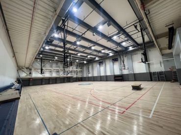 The new athletic facility at the British International School of Washington.