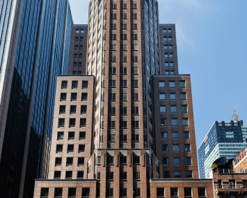 An office tower in Manhattan.