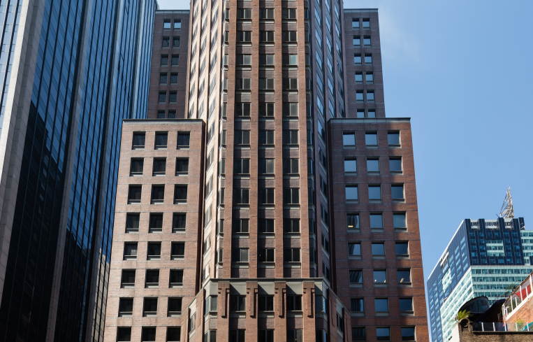 An office tower in Manhattan.