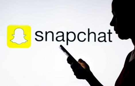 Snapchat logo.