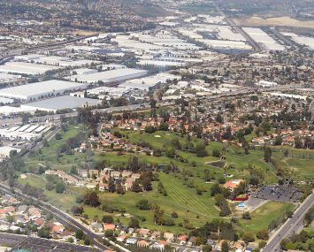 Aerial view of the Inland Empire.