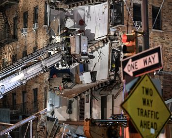 1915 Billingsley Terrace partially collapsed on December 11, 2023.