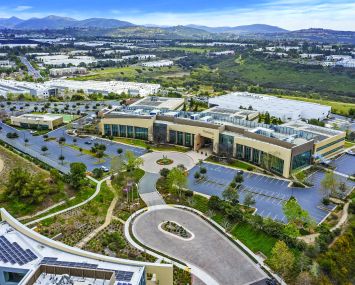 The Ionis Pharmaceuticals life sciences campus sits outside downtown San Diego
