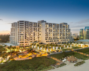 The Marriott Harbor Beach first opened in 1984. 