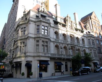 Rhinelander Mansion at 867 Madison Avenue.