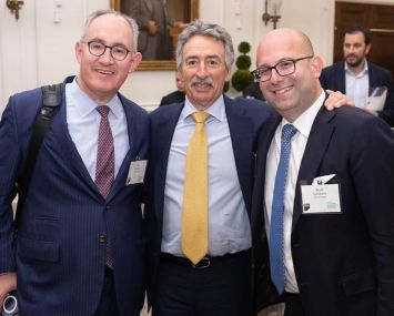 Photo caption (L-R): Philip Richter, partner and co-chair of M&A Practice at Fried Frank; Jonathan Mechanic, partner and Chairman of Fried Frank’s Real Estate Department; and Scott Luftglass, partner, co-head of the Securities and Shareholder Litigation Practice of Fried Frank.