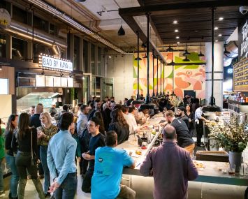 Zero Irving's food hall.