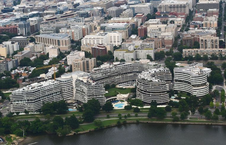 Aerial view of Washington, D.C.