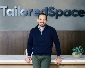 Drew Sanden at TailoredSpace's San Juan Capistrano location in mid-January.