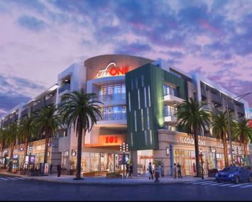 Rendering of The One in San Gabriel, California.