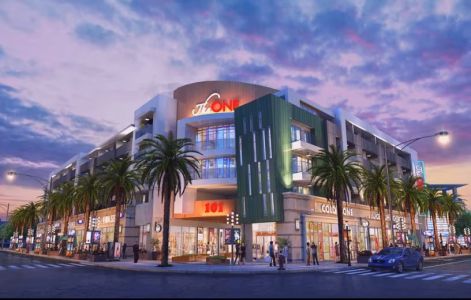 Rendering of The One in San Gabriel, California.