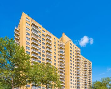 An apartment building in the Bronx.