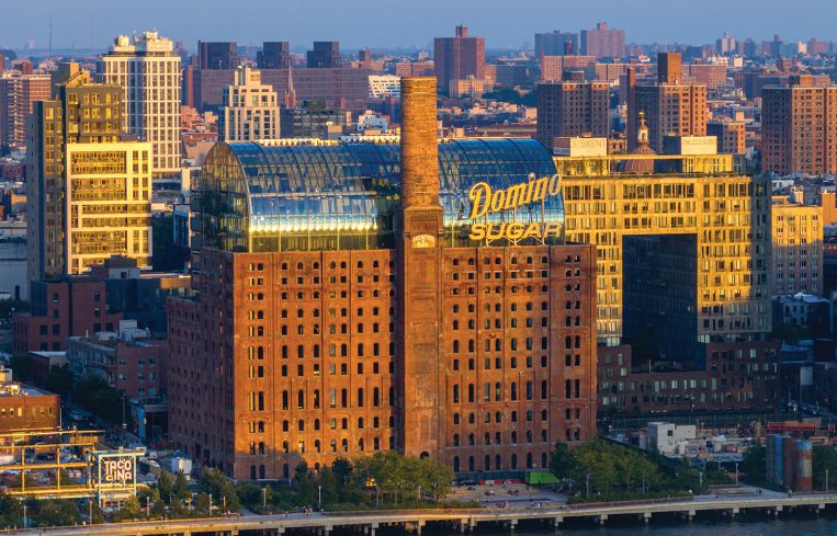 A former industrial building in Brooklyn.