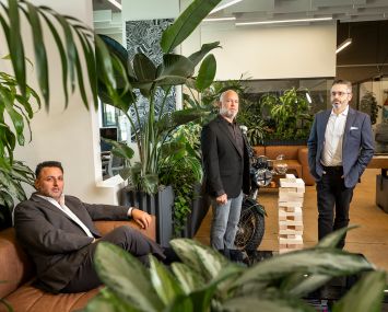 From left to right: Greg Freedman, Daniel Lebensohn and Eric Edidin.
