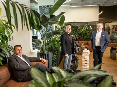 From left to right: Greg Freedman, Daniel Lebensohn and Eric Edidin.