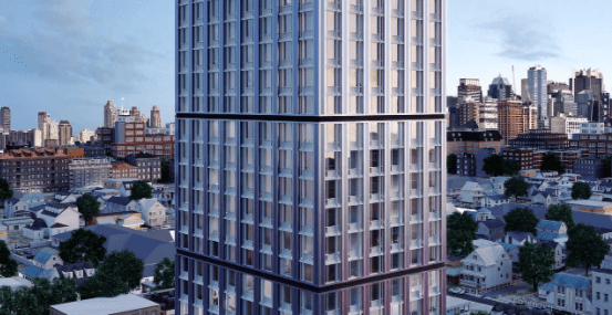 Rendering of 26 Van Reipen, located within the Journal Square neighborhood.