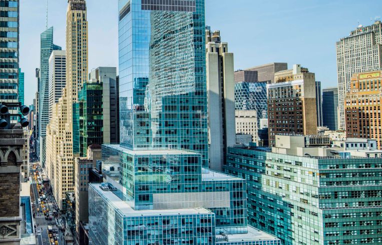 An office building in Manhattan.