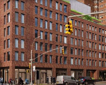 Rendering of 335 Eighth Avenue, at the corner of Eighth Avenue and West 26th Street in Chelsea.