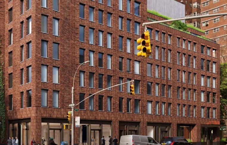 Rendering of 335 Eighth Avenue, at the corner of Eighth Avenue and West 26th Street in Chelsea.