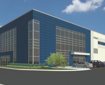Rendering of Bridge Point 999, a nearly 300,000-square-foot industrial logistics property in South Brunswick, N.J.
