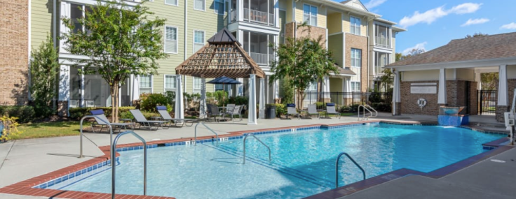 The 183-unit Cottage Trails Apartments in Chesapeake, Va. was built in 2012. 