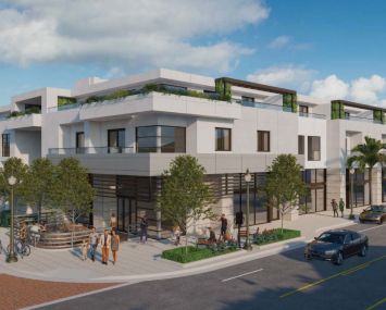 A rendering for Westerre's planned 18-unit Del Prado Place condo project in Dana Point, Calif.