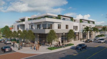 A rendering for Westerre's planned 18-unit Del Prado Place condo project in Dana Point, Calif.