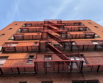 An apartment building in Queens, N.Y.